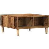 Maison Chic Kava miza - kavna mizica - Nizka mizica Old Wood 60x60x30 cm Inženirski les, (21754060) | Shoptok.si