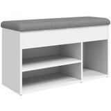  Klupa za cipele bijela 82x32x45,5 cm inženjerski drvo | shoptok.hr