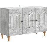 vidaXL TV omarica Betonsko siva 89 x 34,5 x 60 cm Inženirski les, (5000218003) | Shoptok.si