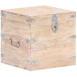  Škrinja od masivnog bagremovog drva 40 x 40 x 40 cm Smeđa | shoptok.hr