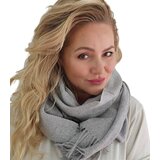 Pri Scarf Thick scarf tassels single color warm soft 200x70 cm Cene