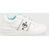 Chiara Ferragni Kožne tenisice Cf1 Low boja: bijela | shoptok.hr