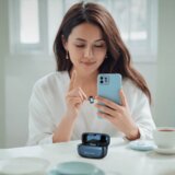 BLAVEC bežični Lavalier mikrofoni x 2 ClipGo Type-C + dodatna zaštita od vjetra - srebrni | shoptok.hr
