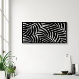 Wallity Zidna dekoracija ativni panel 4, 100x48 cm, 1,5 mm, crna | Eponuda.ba