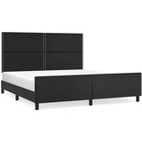  Okvir za krevet s uzglavljem crni 180x200 cm od umjetne kože | shoptok.hr