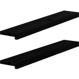  Prozorske klupice 2 kom tamnosmeđe 90x15x2 cm masivne hrast | shoptok.hr