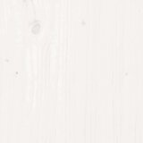  Posteljni okvir bel iz trdnega lesa 135x190 cm 4FT6, (20643086) | Shoptok.si