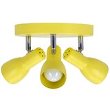 Candellux Lighting gorčično rumena stropna svetilka s kovinskim senčilom 29x29 cm picardo | Shoptok.si