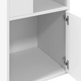  Regal za knjige bijeli 40 x 36 x 189 cm od konstruiranog drva | Eponuda.com