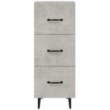  Komoda siva boja betona 34,5x34x90 cm od konstruiranog drva | shoptok.hr