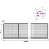  Gabion s žicom debljine 3 5 mm i mrežom 5x2 5 cm 1000x50x100 cm - 50 cm 100 cm 1000 cm | shoptok.hr