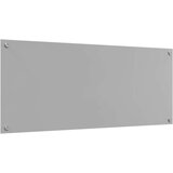 vidaXL Zidna obloga za kuhinju Svjetlosiva Staklo 120 x 50 cm Izdržljiva | shoptok.hr