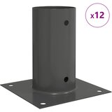  Okrugli sidrište u zemlji 12 pcs Antracit 15 x 15 x 15 cm Metal | shoptok.hr
