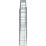  Lučne gabionske košare 2 kom 400x30x140/160cm pocinčano željezo | shoptok.hr
