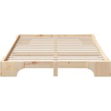  Krevetna konstrukcija Smeđa 140 x 210 cm Čvrsto borovo drvo | Eponuda.com