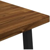  Kvadratni blagovaonski stol 160 x 70 x 75 cm Prirodna | shoptok.hr