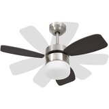  Stropni ventilator sa svjetlom i daljinskim 76 cm tamnosmeđi | shoptok.hr