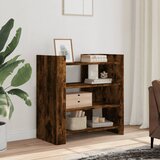vidaXL Komoda dimljeni hrast 73,5x35x75 cm inženirski les Cene