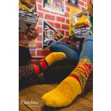 ZOOKSY/RAINBOW SOCKS Rainbow Socks Burger Socks 2 Pairs | ePonuda.com