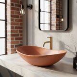 REA Bath Nadgradni umivaonik Rea Royal Cinnamon Matt | shoptok.hr