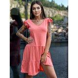 Mayflies Dress-TW-SK-2113.17P-Coral | Shoptok.si