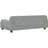  Krevet za pse svjetlosivi 90 x 53 x 30 cm baršunasti | shoptok.hr
