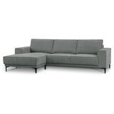 Scandic Temno siva kotna sedežna garnitura (levi kot) Copenhagen – | Shoptok.si