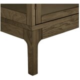 House Nordic Temno rjava vitrina v hrastovem dekorju 90x126x40 cm Zamora – | Shoptok.si