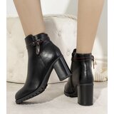 Gemre Insulated black heeled ankle boots Murray | ePonuda.com