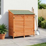  Vrtna Šupa s krovom Smeđa 106 x 56 x 113,5 cm Čvrsto drvo jele | shoptok.hr