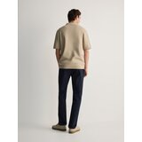Reserved - Chino slim fit hlače - mornarsko plava | shoptok.hr