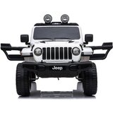  Licencirani auto na akumulator Jeep Rubicon 4x4 - bijeli | shoptok.hr