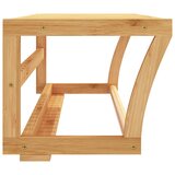  Polica za ručnike zidna 60 x 25 x 20 cm od bambusa | shoptok.hr