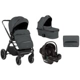 Kikka Boo kolica tiffany 3in1 set sa auto sedištem i-prime i-size i tvrdom korpom dark grey | ePonuda.com