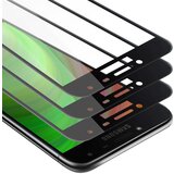 Cadorabo 3x Celozaslonska zaščitna folija, združljiva z Samsung Galaxy J4 2018 - Zaščitna folija v transparentno s čarno - 3-pack Kaljeno steklo za zaščito zaslona s trdoto 9H in 3D dotikom, (20563034) | Shoptok.si