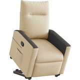  Naslonjač na podizanje od tkanine krem | shoptok.hr