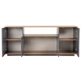 Hanah home Konzolni sto Arista, 180x75x44,5 cm, Antracit | Eponuda.ba