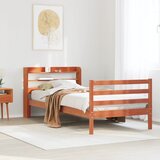vidaXL Okvir kreveta bez madraca voštano smeđi 100x200 cm od borovine Cijene
