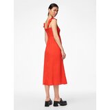 Pieces Poletna obleka 'LUNA' oranžno rdeča | Shoptok.si