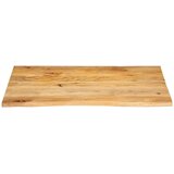 Stolna ploča sa živim rubom 90x80x2,5 cm od masivnog drva manga | shoptok.hr