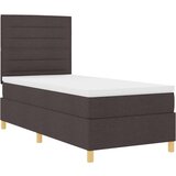 Box Spring Krevet Tamnosmeđi Drvo 100 x 200 cm Krevetni Okvir | shoptok.hr