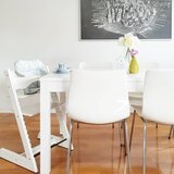 Stokke visoki stol za hranjenje - leseni Tripp Trapp white 100107 | Shoptok.si