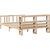  Okvir za krevet s uzglavljem 120 x 200 cm od masivne borovine | Eponuda.com