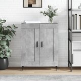  Komoda siva boja betona 69,5x34x90 cm od konstruiranog drva | shoptok.hr