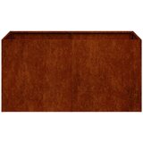  Sadilica boja hrđe 80x40x40 cm od pohabanog čelika | shoptok.hr