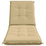  Jastučić za ležaljku GEMERT 100% poliester Bež 190 x 50 x 9 cm - Bež 190 x 50 x 9 cm Poliester | shoptok.hr