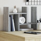  Organizator za stol siva boja hrasta 34,5x15,5x35,5 cm drveni | shoptok.hr