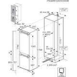 Aeg vgradni hladilnik z zamrzovalnikom TSC8M181BC | Shoptok.si