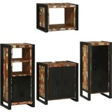 vidaXL Komplet pohištva za kopalnico 4 pcs Trden recikliran les | Shoptok.si