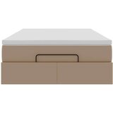  Okvir kreveta s madraca cappuccina 120x190 cm od umjetne kože | shoptok.hr